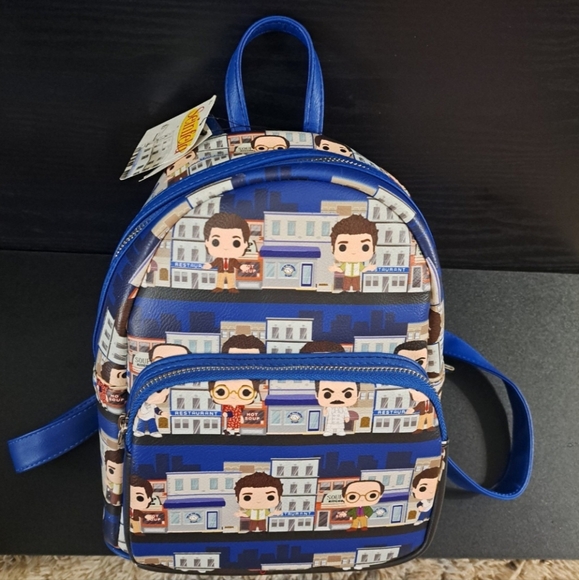 FUNKO POP! SEINFELD MINI BACKPACK AOP NWT - Picture 1 of 8
